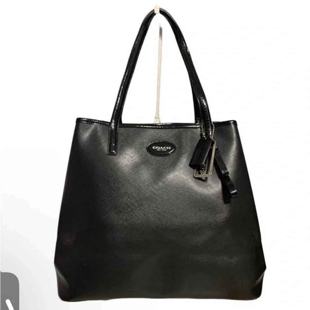 Coach Mtero City Black Tote Bag - Picture 3 of 14